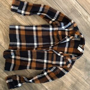 Patagonia Plaid Flannel Shirt in Brown black white